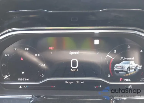 2022 GMC Sierra 1500 4Wd Short Box Elevation With 3Sb from USA, damaged, VIN 3GTPUCEK6NG664465